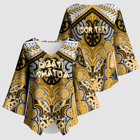 Aotearoa Iwi Ngati Whatua Personalised Kimono Sleeve Blouse Maori Kowhaiwhai Pattern LT19 - Polynesian Pride