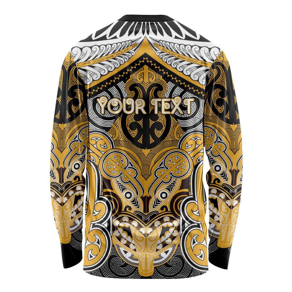 Aotearoa Iwi Ngati Whatua Personalised Long Sleeve Shirt Maori Kowhaiwhai Pattern LT19 - Polynesian Pride