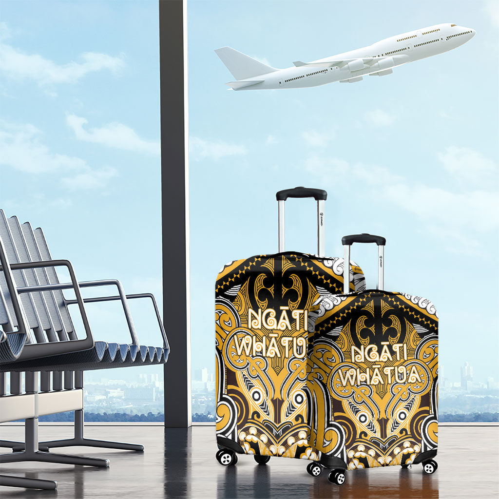 Aotearoa Iwi Ngati Whatua Luggage Cover Maori Kowhaiwhai Pattern LT19 - Polynesian Pride