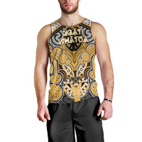 Aotearoa Iwi Ngati Whatua Personalised Men Tank Top Maori Kowhaiwhai Pattern LT19 - Polynesian Pride