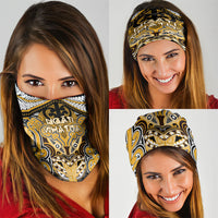 Aotearoa Iwi Ngati Whatua Neck Gaiter Maori Kowhaiwhai Pattern LT19 - Polynesian Pride