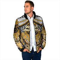 Aotearoa Iwi Ngati Whatua Personalised Padded Jacket Maori Kowhaiwhai Pattern LT19 - Polynesian Pride