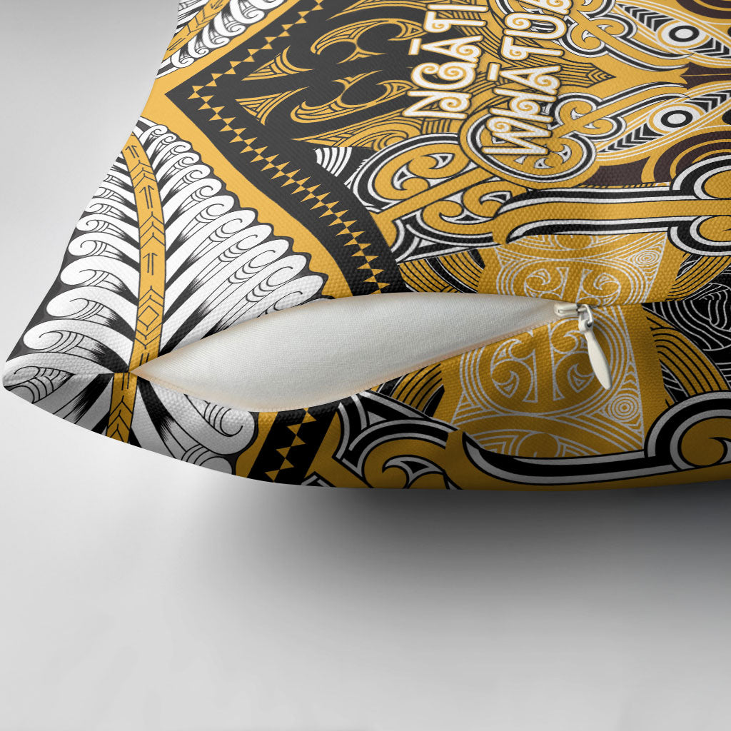 Aotearoa Iwi Ngati Whatua Pillow Cover Maori Kowhaiwhai Pattern LT19 - Polynesian Pride