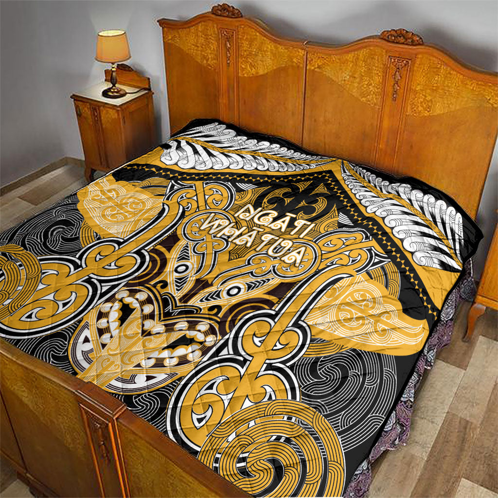 Aotearoa Iwi Ngati Whatua Quilt Maori Kowhaiwhai Pattern LT19 - Polynesian Pride