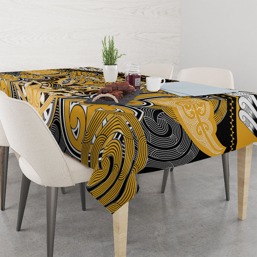 Aotearoa Iwi Ngati Whatua Tablecloth Maori Kowhaiwhai Pattern LT19 - Polynesian Pride