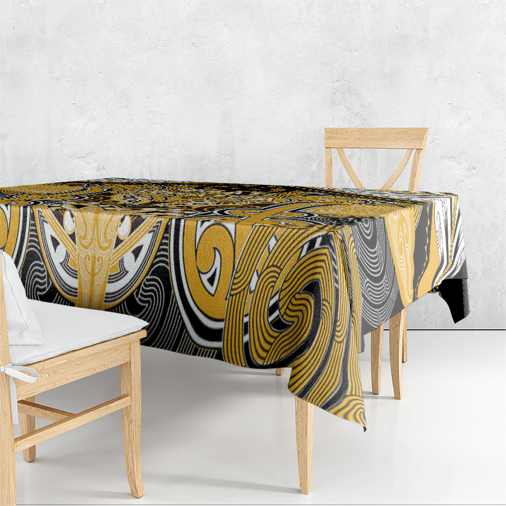 Aotearoa Iwi Ngati Whatua Tablecloth Maori Kowhaiwhai Pattern LT19 - Polynesian Pride