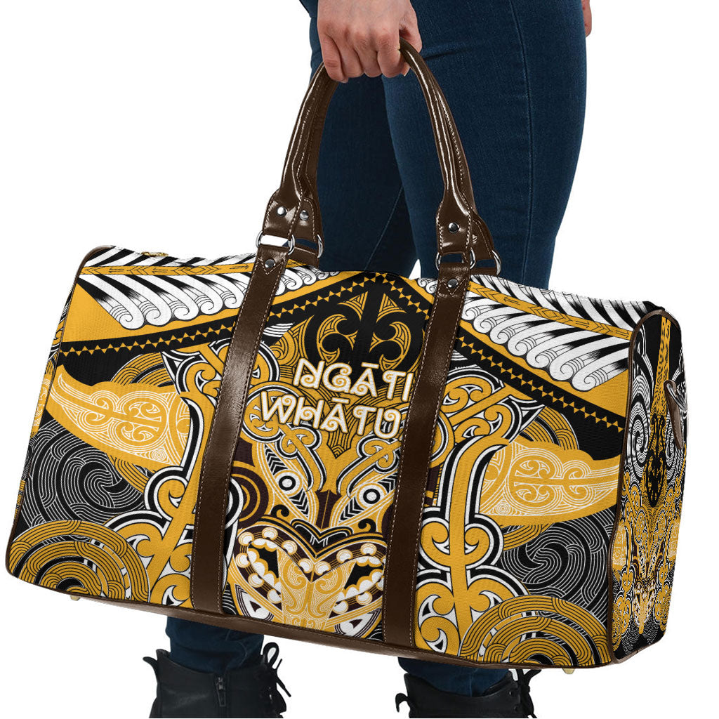Aotearoa Iwi Ngati Whatua Travel Bag Maori Kowhaiwhai Pattern LT19 - Polynesian Pride