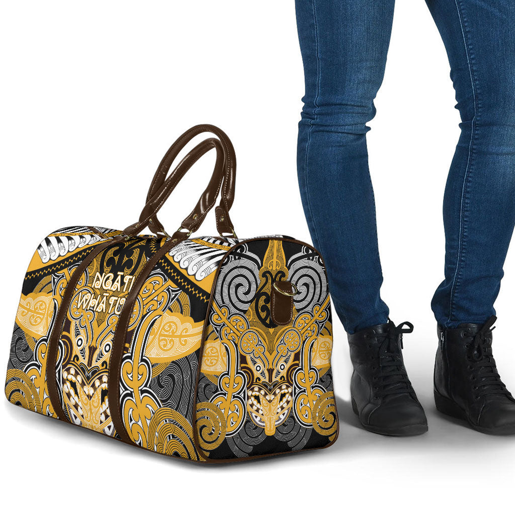 Aotearoa Iwi Ngati Whatua Travel Bag Maori Kowhaiwhai Pattern LT19 - Polynesian Pride