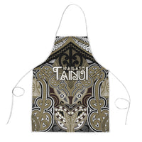 Aotearoa Iwi Waikato Tainui Apron Maori Kowhaiwhai Pattern LT19 Dark Yellow - Polynesian Pride