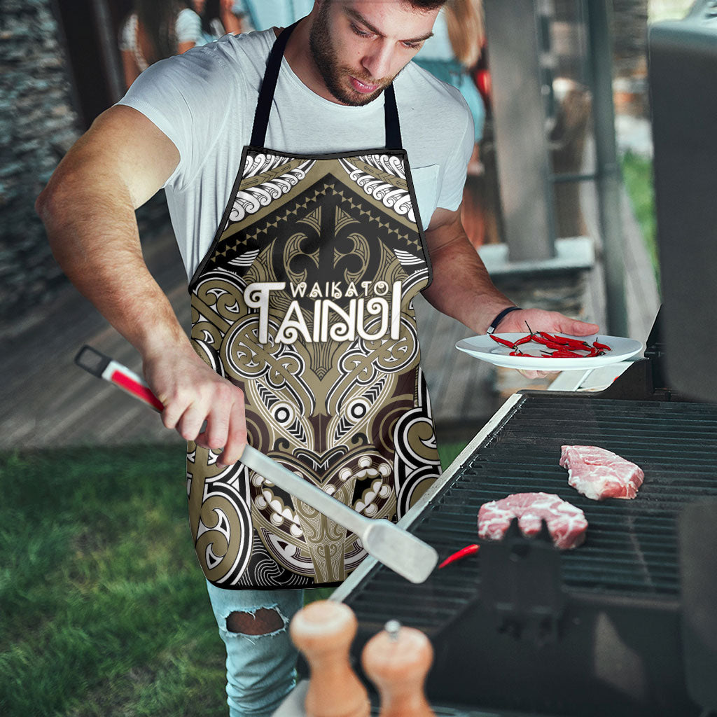 Aotearoa Iwi Waikato Tainui Apron Maori Kowhaiwhai Pattern LT19 - Polynesian Pride
