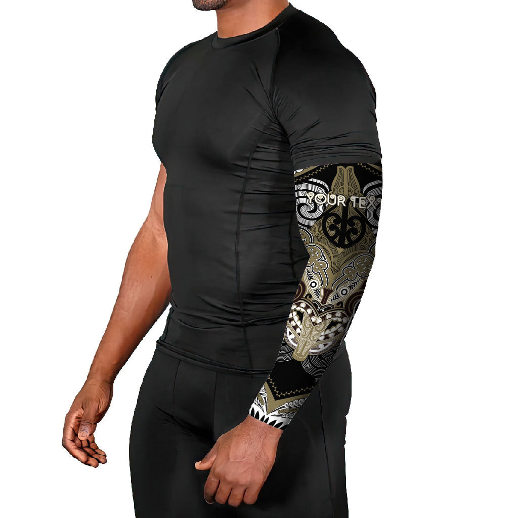 Aotearoa Iwi Waikato Tainui Personalised Arm Sleeves Maori Kowhaiwhai Pattern LT19 - Polynesian Pride