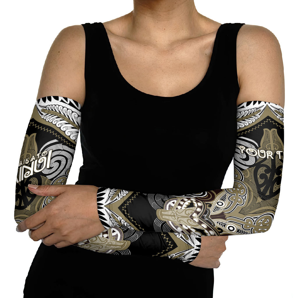 Aotearoa Iwi Waikato Tainui Personalised Arm Sleeves Maori Kowhaiwhai Pattern LT19 - Polynesian Pride