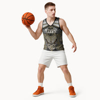 Aotearoa Iwi Waikato Tainui Personalised Basketball Jersey Maori Kowhaiwhai Pattern LT19 - Polynesian Pride