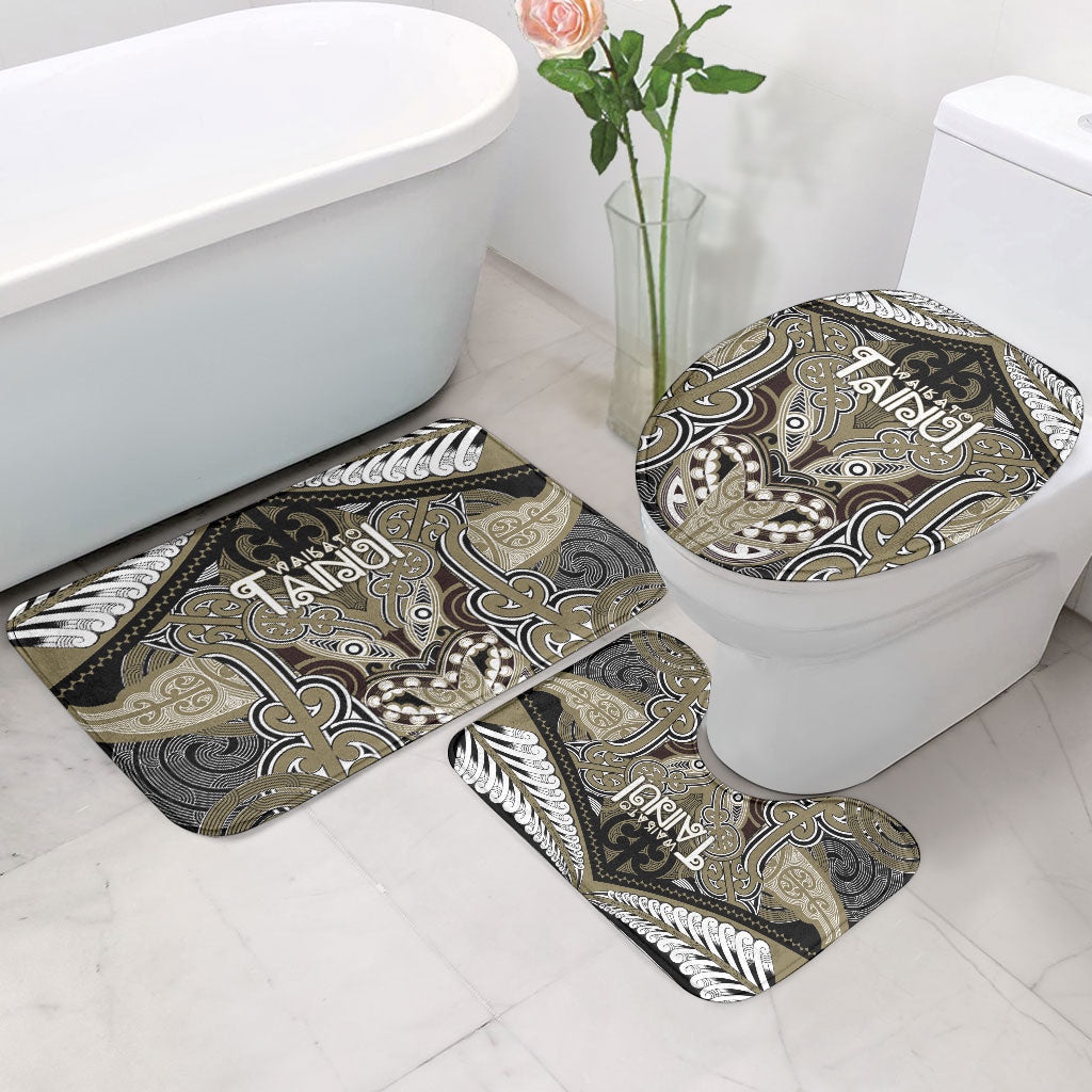 Aotearoa Iwi Waikato Tainui Bathroom Set Maori Kowhaiwhai Pattern LT19 - Polynesian Pride