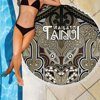 Aotearoa Iwi Waikato Tainui Beach Blanket Maori Kowhaiwhai Pattern LT19 - Polynesian Pride