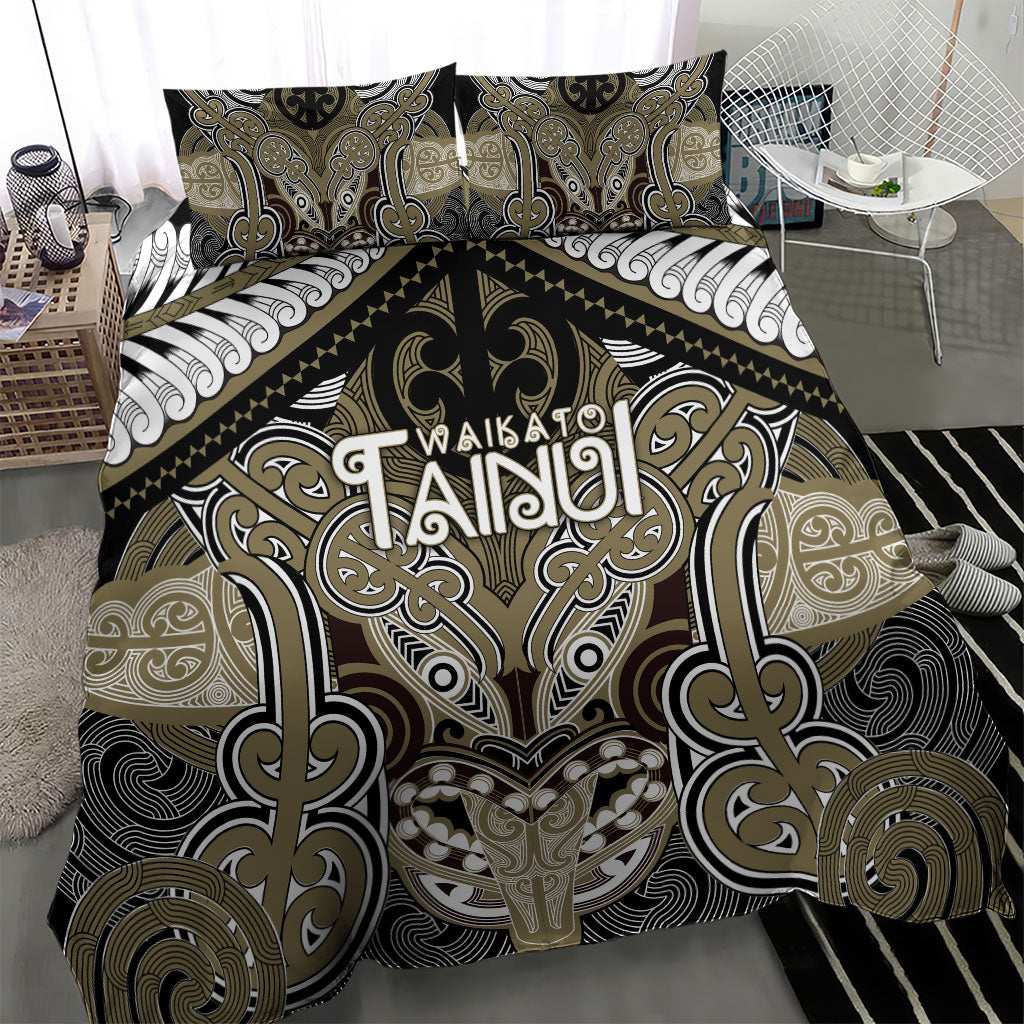 Aotearoa Iwi Waikato Tainui Bedding Set Maori Kowhaiwhai Pattern LT19 - Polynesian Pride