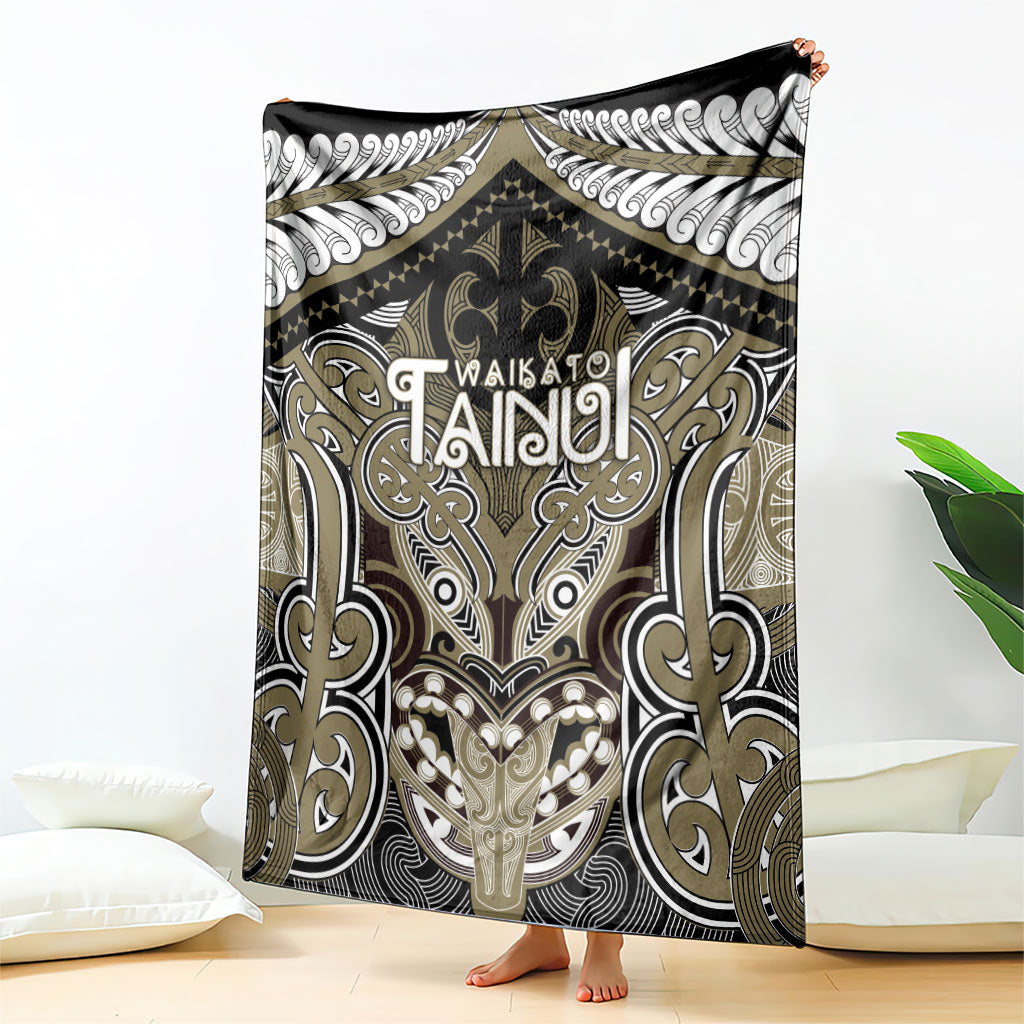 Aotearoa Iwi Waikato Tainui Blanket Maori Kowhaiwhai Pattern LT19 - Polynesian Pride