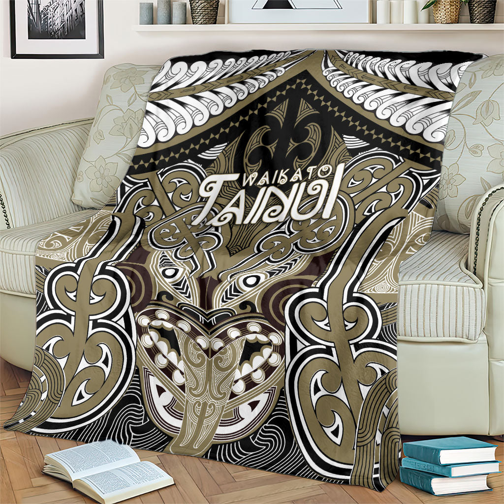 Aotearoa Iwi Waikato Tainui Blanket Maori Kowhaiwhai Pattern LT19 - Polynesian Pride