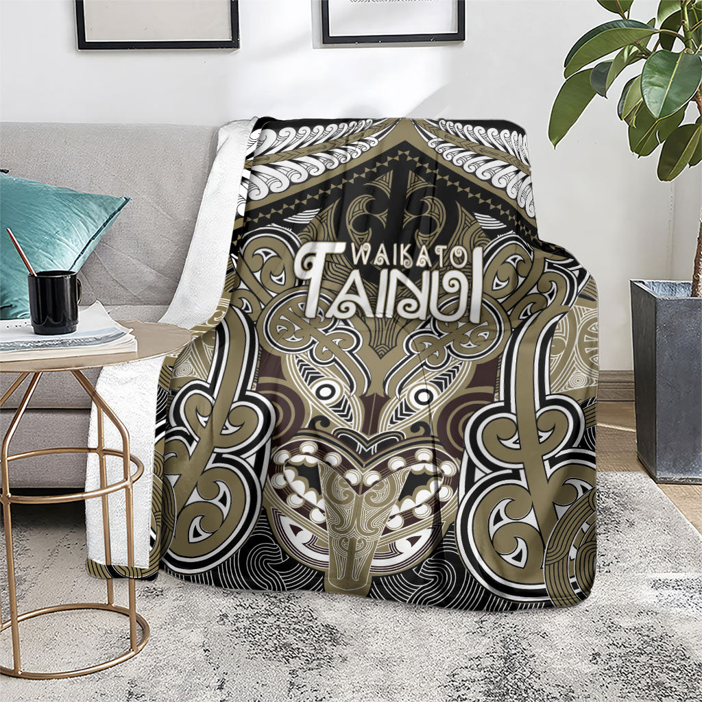 Aotearoa Iwi Waikato Tainui Blanket Maori Kowhaiwhai Pattern LT19 - Polynesian Pride