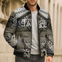 Aotearoa Iwi Waikato Tainui Personalised Bomber Puffer Jacket Maori Kowhaiwhai Pattern LT19 - Polynesian Pride
