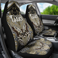 Aotearoa Iwi Waikato Tainui Car Seat Cover Maori Kowhaiwhai Pattern LT19 - Polynesian Pride