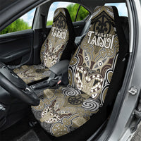 Aotearoa Iwi Waikato Tainui Car Seat Cover Maori Kowhaiwhai Pattern LT19 - Polynesian Pride
