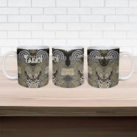 Aotearoa Iwi Waikato Tainui Personalised Ceramic Mug Maori Kowhaiwhai Pattern LT19 - Polynesian Pride
