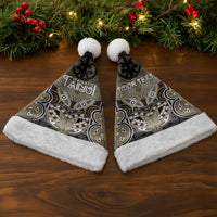 Aotearoa Iwi Waikato Tainui Personalised Christmas Santa Hat Maori Kowhaiwhai Pattern LT19 - Polynesian Pride
