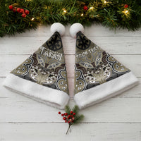 Aotearoa Iwi Waikato Tainui Personalised Christmas Santa Hat Maori Kowhaiwhai Pattern LT19 - Polynesian Pride