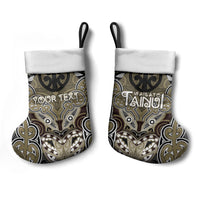 Aotearoa Iwi Waikato Tainui Personalised Christmas Stocking Maori Kowhaiwhai Pattern LT19 - Polynesian Pride