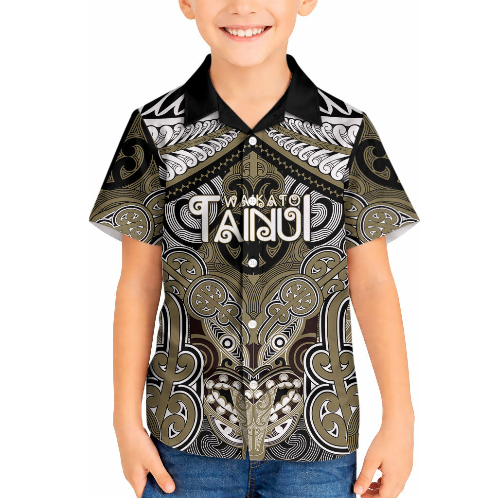 Aotearoa Iwi Waikato Tainui Personalised Hawaiian Shirt Maori Kowhaiwhai Pattern LT19 - Polynesian Pride