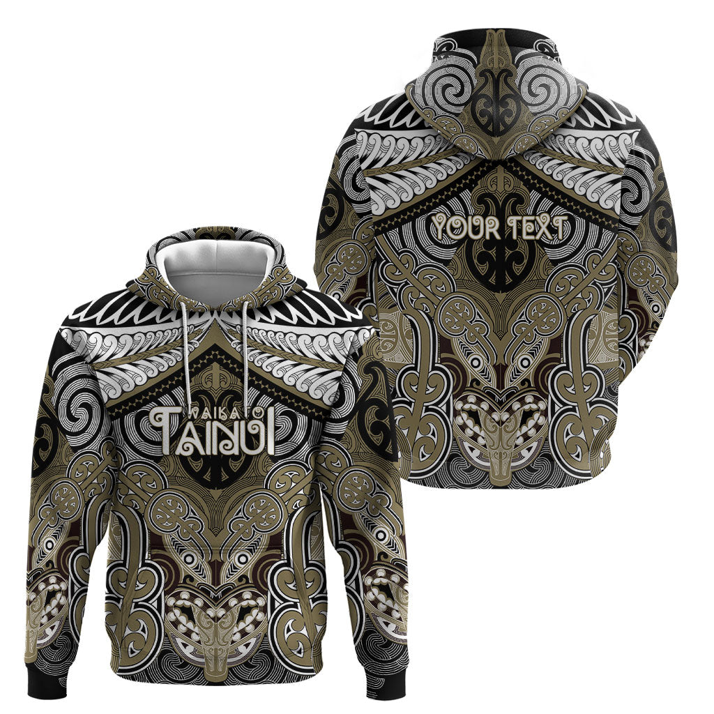 Aotearoa Iwi Waikato Tainui Personalised Hoodie Maori Kowhaiwhai Pattern LT19 - Polynesian Pride
