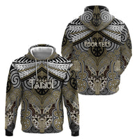 Aotearoa Iwi Waikato Tainui Personalised Hoodie Maori Kowhaiwhai Pattern LT19 - Polynesian Pride