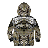 Aotearoa Iwi Waikato Tainui Personalised Kid Hoodie Maori Kowhaiwhai Pattern LT19 - Polynesian Pride