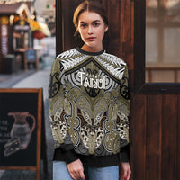 Aotearoa Iwi Waikato Tainui Personalised Ugly Christmas Sweater Maori Kowhaiwhai Pattern LT19 - Polynesian Pride