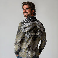 Aotearoa Iwi Waikato Tainui Personalised Long Sleeve Polo Shirt Maori Kowhaiwhai Pattern LT19 - Polynesian Pride
