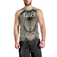 Aotearoa Iwi Waikato Tainui Personalised Men Tank Top Maori Kowhaiwhai Pattern LT19 - Polynesian Pride