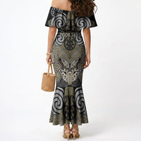 Aotearoa Iwi Waikato Tainui Personalised Mermaid Dress Maori Kowhaiwhai Pattern LT19 - Polynesian Pride