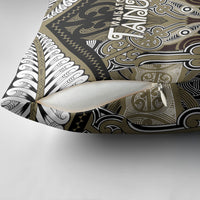 Aotearoa Iwi Waikato Tainui Pillow Cover Maori Kowhaiwhai Pattern LT19 - Polynesian Pride