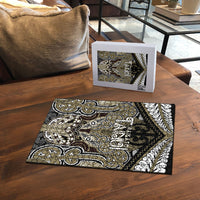 Aotearoa Iwi Waikato Tainui Puzzle Maori Kowhaiwhai Pattern LT19 - Polynesian Pride