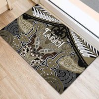 Aotearoa Iwi Waikato Tainui Rubber Doormat Maori Kowhaiwhai Pattern LT19 - Polynesian Pride