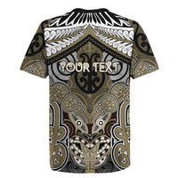 Aotearoa Iwi Waikato Tainui Personalised Rugby Jersey Maori Kowhaiwhai Pattern LT19 - Polynesian Pride