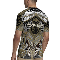 Aotearoa Iwi Waikato Tainui Personalised Rugby Jersey Maori Kowhaiwhai Pattern LT19 - Polynesian Pride