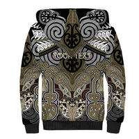 Aotearoa Iwi Waikato Tainui Personalised Sherpa Hoodie Maori Kowhaiwhai Pattern LT19 - Polynesian Pride