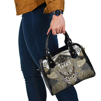 Aotearoa Iwi Waikato Tainui Shoulder Handbag Maori Kowhaiwhai Pattern LT19 - Polynesian Pride