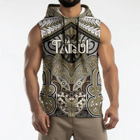 Aotearoa Iwi Waikato Tainui Personalised Sleeveless Hoodie Maori Kowhaiwhai Pattern LT19 - Polynesian Pride