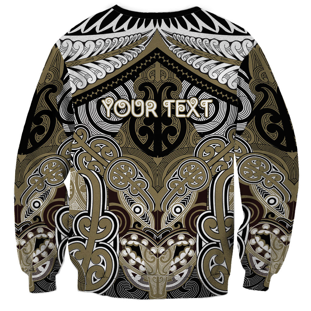 Aotearoa Iwi Waikato Tainui Personalised Sweatshirt Maori Kowhaiwhai Pattern LT19 - Polynesian Pride