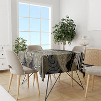 Aotearoa Iwi Waikato Tainui Tablecloth Maori Kowhaiwhai Pattern LT19 - Polynesian Pride