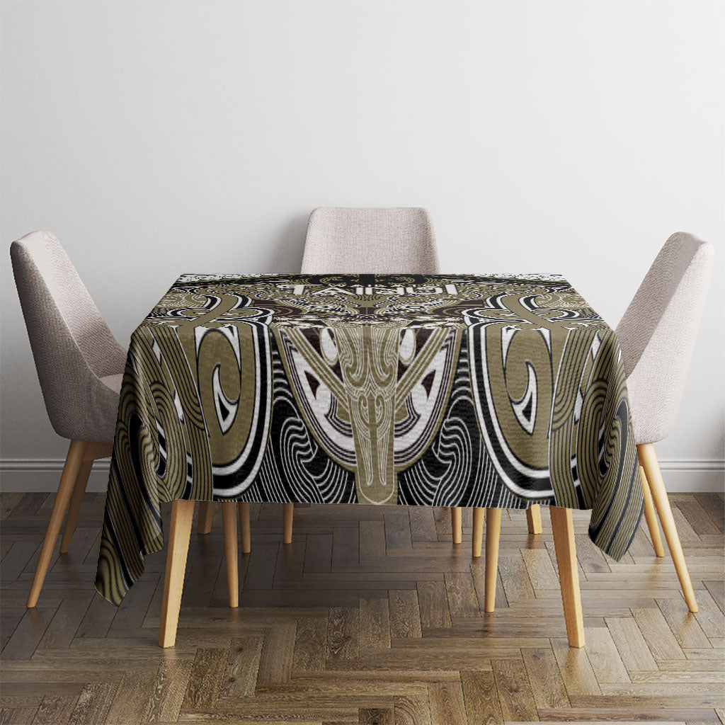 Aotearoa Iwi Waikato Tainui Tablecloth Maori Kowhaiwhai Pattern LT19 - Polynesian Pride