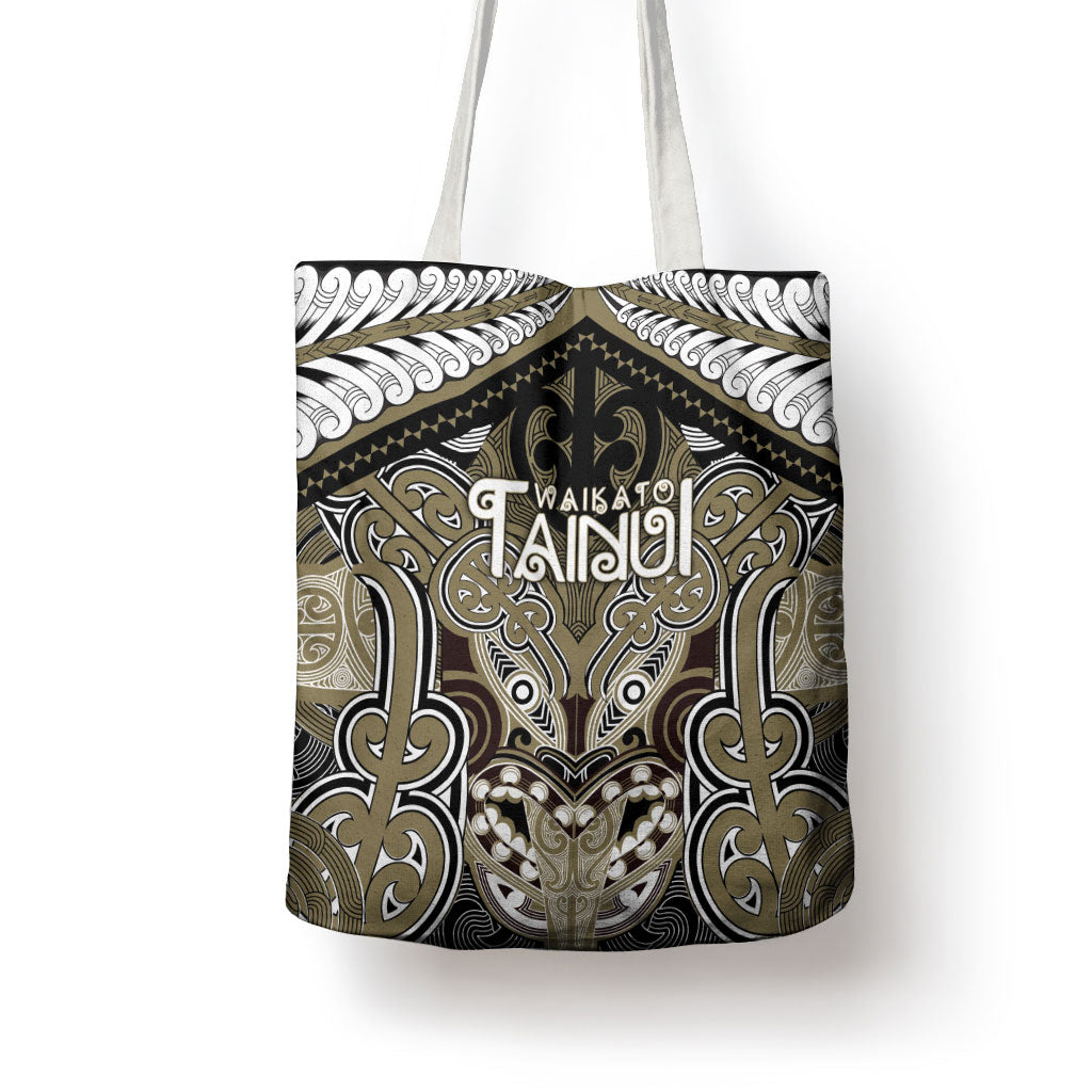 Aotearoa Iwi Waikato Tainui Tote Bag Maori Kowhaiwhai Pattern LT19 - Polynesian Pride